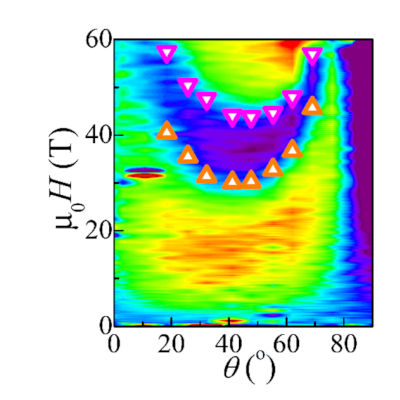 Magnetic torque in Na2IrO3 as a function of magnetic field strength and tilt angle