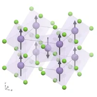 Crystal structure shown in Vista